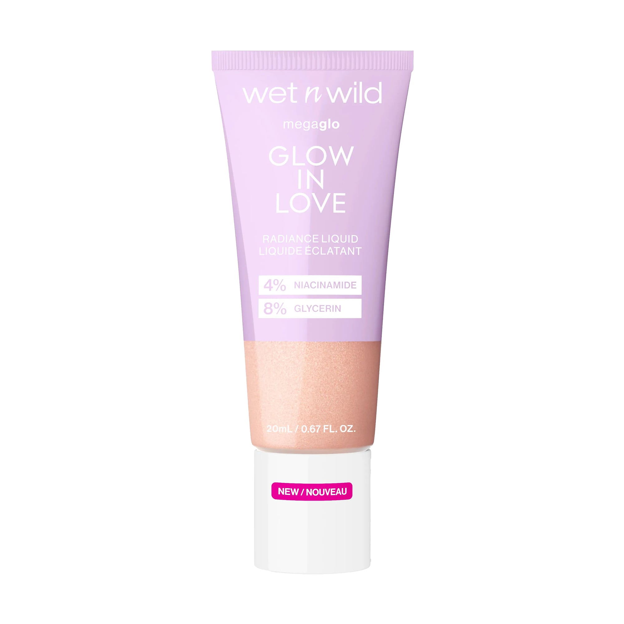 Рідкий хайлайтер для обличчя Wet N Wild Mega Glo Glow In Love Radiance Liquid, 20 мл
