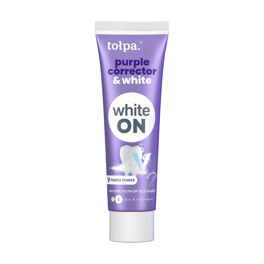 Відбілювальна зубна паста Tolpa White On Purple Corrector &amp; White Toothpaste, 75 мл